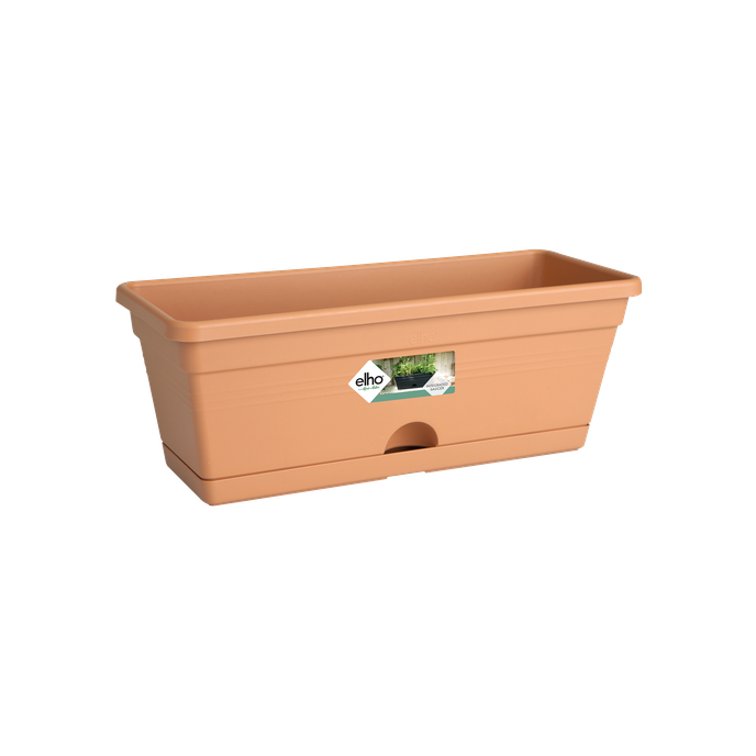 green basics balconnière mini 30cm terre cuite doux